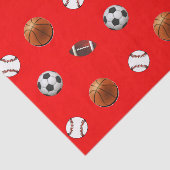 Sportthema Seidenpapier (Ausschnitt)