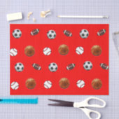 Sportthema Seidenpapier (Handwerk)