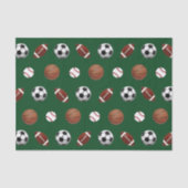 Sportthema Seidenpapier (Vorderseite)