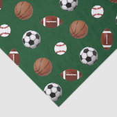 Sportthema Seidenpapier (Ausschnitt)