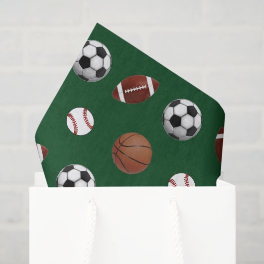 Sportthema Seidenpapier (Geschenktüte)