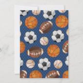 Sportticket 2. Geburtstags-Party Einladung (Rückseite)