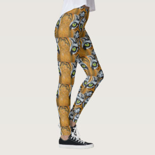 Sporttiger-Augenkatze personifizieren der Leggings