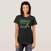 Sporttrainer-Definition Cricket T-Shirt (Vorne ganz)
