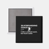 Sporttrainer-Definition Skateboarding  Magnet (Vorderseite/Rückseite)