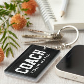 Sporttrainer-Schlüsselanhänger mit individuelle Na Schlüsselanhänger (Vorderseite rechts)