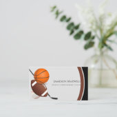 Sporttrainer Visitenkarte (Stehend Vorderseite)