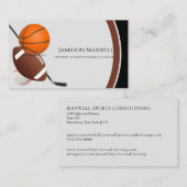 Sporttrainer Visitenkarte (Vorne/Hinten)