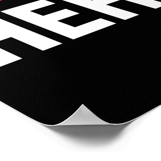 Sporttrainer, weil Athleten Poster (Ecke)