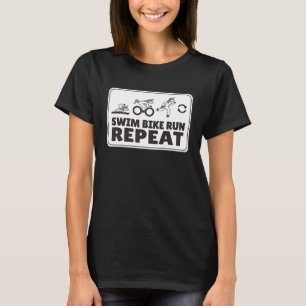 Sporttriathlon zum Radfahren T-Shirt