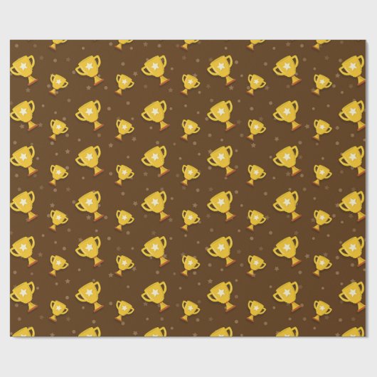 Sportturbinenmuster Geschenkpapier (Flach)