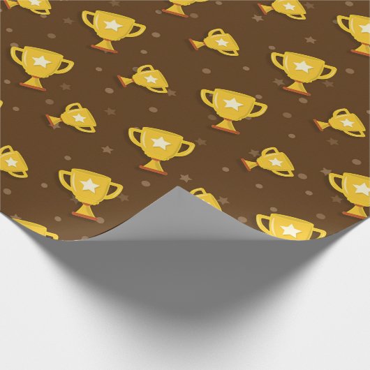 Sportturbinenmuster Geschenkpapier (Ecke)