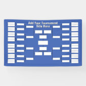 Sportturnier - 32 Teams - Blau Banner (Horizontal)