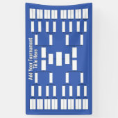 Sportturnier - 32 Teams - Blau Banner (Vertikal)