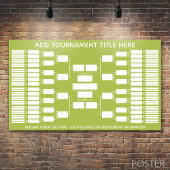 Sportturnier für 64 Teams Poster