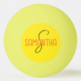 Sporttypografie Einzigartig Moderne Monogramm Tischtennisball