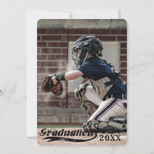 Sporttypografie hinzufügen Fotografenpartei Einladung (Rückseite)