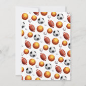 Sportveranstaltungen 8. Geburtstagsfeier Einladung (Rückseite)