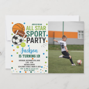 Sportveranstaltungen Einladung zum Geburtstag
