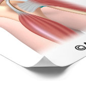 Sportverletzung Schulterstoß Poster (Ecke)