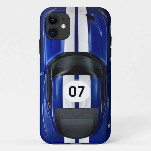 Sportwagen 07 Case-Mate iPhone hülle (Rückseite)