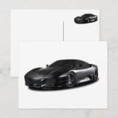 Sportwagen 32 postkarte (Vorne/Hinten)