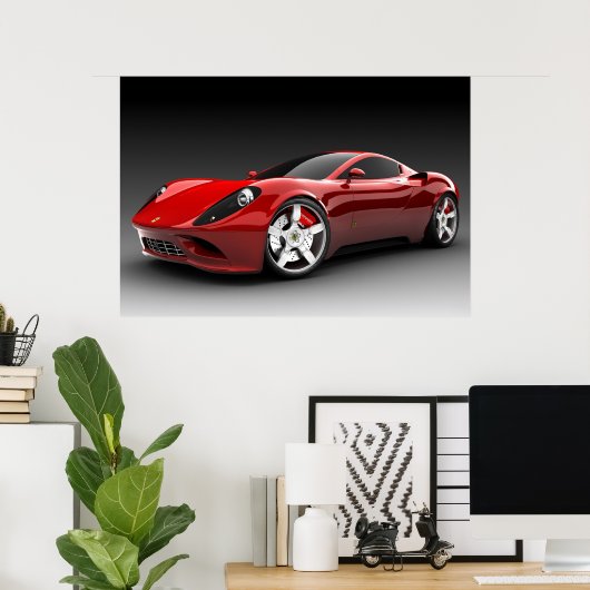 Sportwagen 40 poster (Heimbüro)