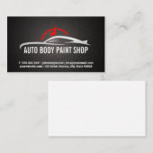 Sportwagen | Auto-Services-Logo Visitenkarte (Vorne/Hinten)