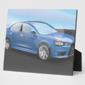 Sportwagen Fotoplatte (Seite)
