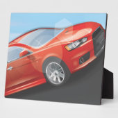 Sportwagen Fotoplatte (Seite)