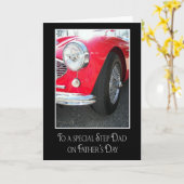 Sportwagen für Step-Vater Karte (Gelbe Blume)