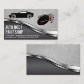 Sportwagen | Geschwindigkeitsmesser Visitenkarte (Vorne/Hinten)