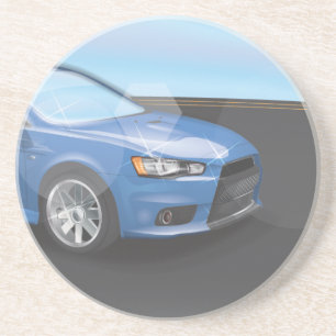 Sportwagen Getränkeuntersetzer