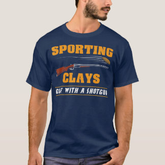 Sportwagen Golf mit Shotgun Clay arget Sh T-Shirt