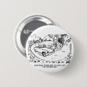 Sportwagen im Grünen mit Igel Button (Vorne & Hinten)