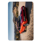 Sportwagen in der Wüste Magnet (Vertikal)