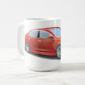 Sportwagen Kaffeetasse (Vorderseite Links)