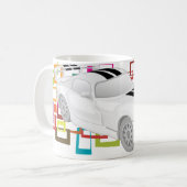 Sportwagen Kaffeetasse (Vorderseite Links)