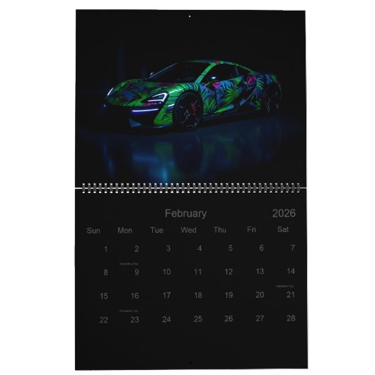 Sportwagen Kalender (Feb 2026)