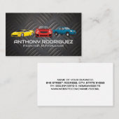 Sportwagen | Lastkraftwagen | Mechanische Dienste  Visitenkarte (Vorne/Hinten)