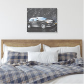 Sportwagen Leinwanddruck (Insitu (Schlafzimmer))
