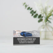 Sportwagen | Mechanische Dienste Visitenkarte (Stehend Vorderseite)