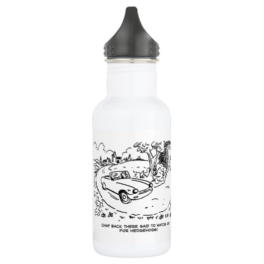 Sportwagen mit Igel St Edelstahlflasche (Links)