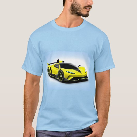 Sportwagen mit schlankem Design und moderner Ästhe T-Shirt (Vorderseite)