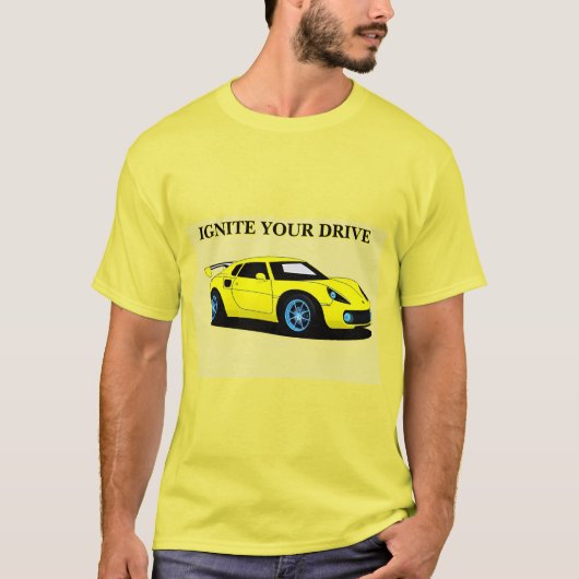 Sportwagen mit schlankem Design und moderner Ästhe T-Shirt (Vorderseite)