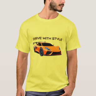 Sportwagen mit schlankem Design und moderner Ästhe T-Shirt