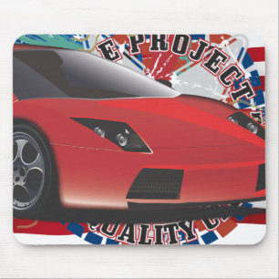 Sportwagen Mousepad