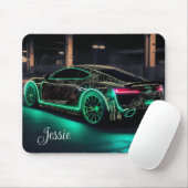 Sportwagen Mousepad (Mit Mouse)