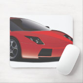 Sportwagen Mousepad (Mit Mouse)