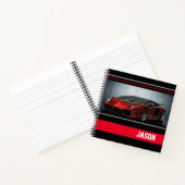 Sportwagen Notizblock (Innenseite)